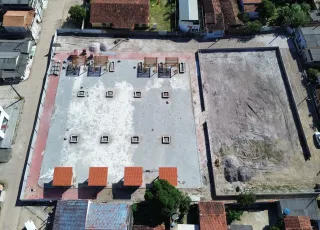 Estão avançadas as obras de construção da praça do São José de Alcobaça