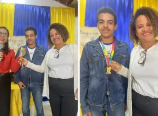 Estudante de Teixeira de Freitas conquista ouro e prata na Olimpíada de Matemática