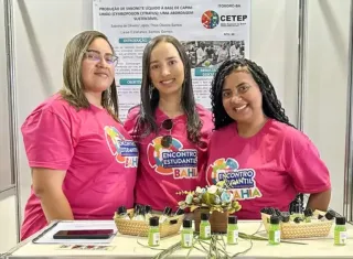 Estudantes da Bahia desenvolvem sabonete sustentável à base de capim-limão