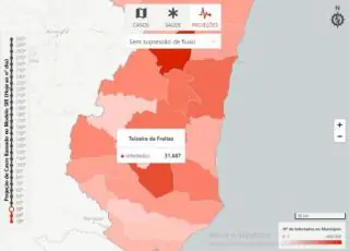 Estudo prevê mais de 30 mil casos do Covid-19 em Teixeira em um mês sem quarentena