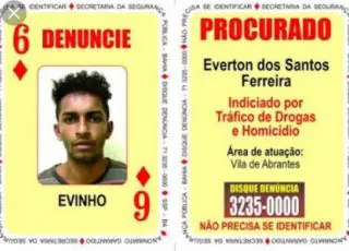 Ex 6 de Ouros do Baralho do Crime morre em confronto com a Polícia