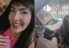 Ex-dançarina da banda Tarraxinha morre após acidente entre carro e carreta em Minas Gerais