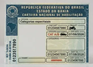 Exame toxicológico passa a ser exigido para primeira CNH das categorias A e B na Bahia