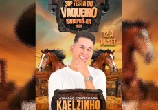 Explosão de alegria: Kaelzinho é mais uma atração confirmada na 38ª Festa do Vaqueiro