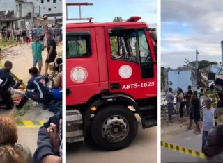 Explosão de botijão de gás destrói três casas e deixa três pessoas feridas em Santo Antônio de Jesus