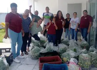 Famílias de Mucuri são contempladas com cestas do PAA da Associação dos Pequenos Produtores Rurais da Comunidade Jacutinga I