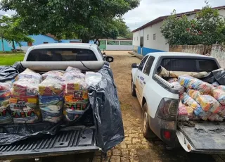 Famílias de Santa Rita recebem apoio alimentar por meio de ação social em Itanhém
