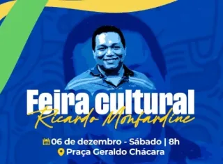 Feira Cultural Ricardo Monfardine transforma a Praça Geraldo Chácara em palco de criatividade