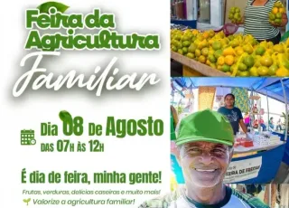 Feira da Agricultura Familiar acontece nesta sexta-feira em Teixeira de Freitas