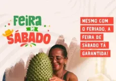 Feira de sábado em Teixeira de Freitas acontece normalmente mesmo com o feriado