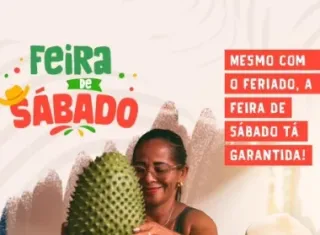 Feira de sábado em Teixeira de Freitas acontece normalmente mesmo com o feriado