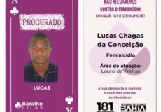 Feminicida procurado desde 2017 é preso no interior da Bahia 24 horas após entrar para o Baralho do Crime