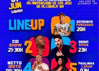 "Arrocha São José" promete agitar  o aniversário São José de Alcobaça neste sábado 1º de junho 