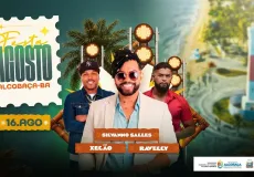 Festa de Agosto promete lotar Alcobaça com shows de Silvanno Salles, Xelão e Ravelly