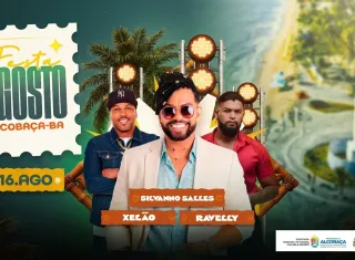 Festa de Agosto promete lotar Alcobaça com shows de Silvanno Salles, Xelão e Ravelly