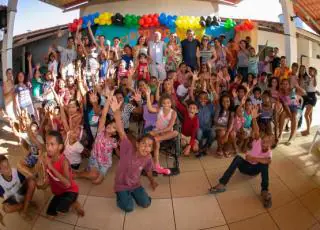 Festa de aniversário coletiva traz momentos de alegria e diversão para crianças atendidas pelo CRAS do Ulisses Guimarães