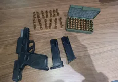 Festa termina com prisão e apreensão de arma de uso restrito em Itagimirim