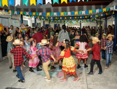 Festas juninas fortalecem cultura, aprendizado e integração nas escolas da Rede Municipal de Teixeira de Freitas
