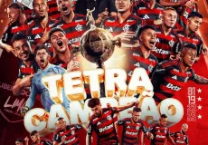 Flamengo vence o Palmeiras na final e conquista o quarto título da Libertadores