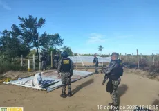 Forças de Segurança reforçam policiamento após desobstrução de vias na Barra do Cahy, em Prado