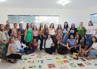 Formação amplia práticas de leitura e escrita na Educação Infantil em Teixeira de Freitas