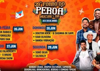 Forró do Peroá começa nesta sexta com quatro dias de festa em Mucuri