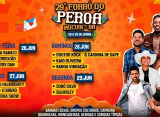 Forró do Peroá começa nesta sexta com quatro dias de festa em Mucuri