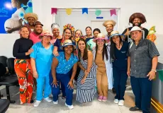 Forró no Hospital: Ação junina leva alegria e humanização aos pacientes e profissionais de saúde em Prado