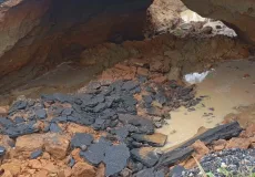 Fortes chuvas provocam desabamento e interditam BR-116, no Nordeste da Bahia