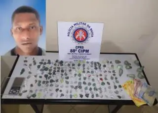 Fugitivo da justiça é preso com drogas em Cumuruxatiba