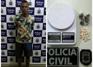 Fugitivo da justiça é preso com  drogas em Itamaraju