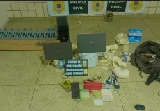 Galega e Tom da Distribuidora são presos pela Polícia civil  de Teixeira de Freitas por receptação. Diversos produtos furtados  foram recuperados 