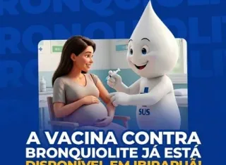 Gestantes de Ibirapuã já podem se vacinar contra o Vírus Sincicial Respiratório (VSR)