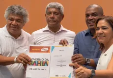 Gilvan Produções assina convênio com Jerônimo Rodrigues e Valmir Assunção para construção de nova UBS em Corumbau
