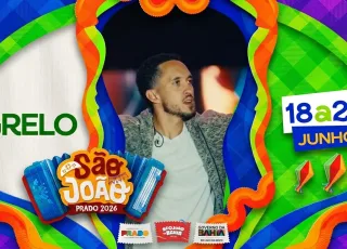 Grelo é confirmado no São João de Prado 2026 e aumenta expectativa para a grande festa junina