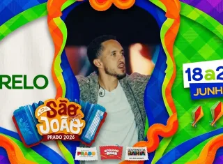 Grelo é confirmado no São João de Prado 2026 e aumenta expectativa para a grande festa junina