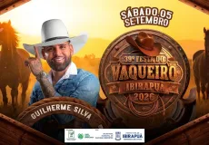 Guilherme Silva é a primeira atração confirmada da Festa do Vaqueiro 2026 em Ibirapuã