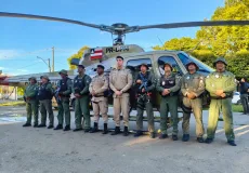 Helicóptero da PMBA chega ao extremo sul para reforçar combate ao crime organizado