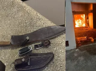 Homem acusado de incendiar residência e agredir companheira em Teixeira de Freitas é preso pela PM