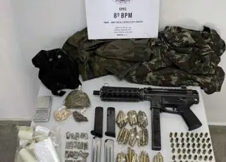 Homem atira contra guarnição da PM e morre após confronto. Arma e drogas foram apreendidas