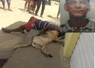 Homem e cachorro são mortos a tiros no bairro Redenção em Teixeira de Freitas