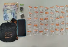 Homem é detido com drogas e R$ 132 durante patrulhamento em Posto da Mata