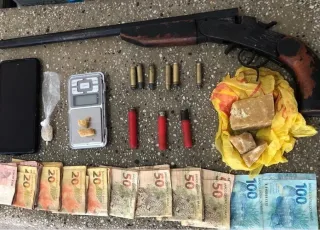 Homem é preso com arma e drogas em Nova Viçosa