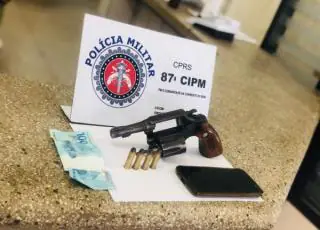 Homem armado é preso no bairro Bela Vista em Teixeira de Freitas