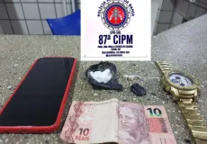 Homem é preso com cocaína em Teixeira de Freitas
