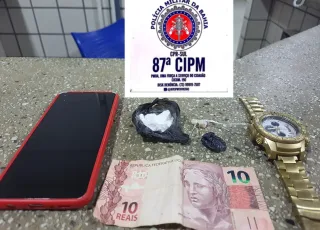 Homem é preso com cocaína em Teixeira de Freitas