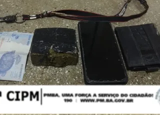 Homem é preso pela 87ª CIPM por tráfico de drogas em Teixeira de Freitas