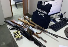 Homem é preso pela PC por homicídio e porte ilegal de arma de fogo no interior de Itamaraju