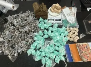 Homem é preso pela polícia com grande quantidade de drogas em Eunápolis