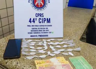 Homem é preso pelo Peto por tráfico de drogas em Medeiros Neto